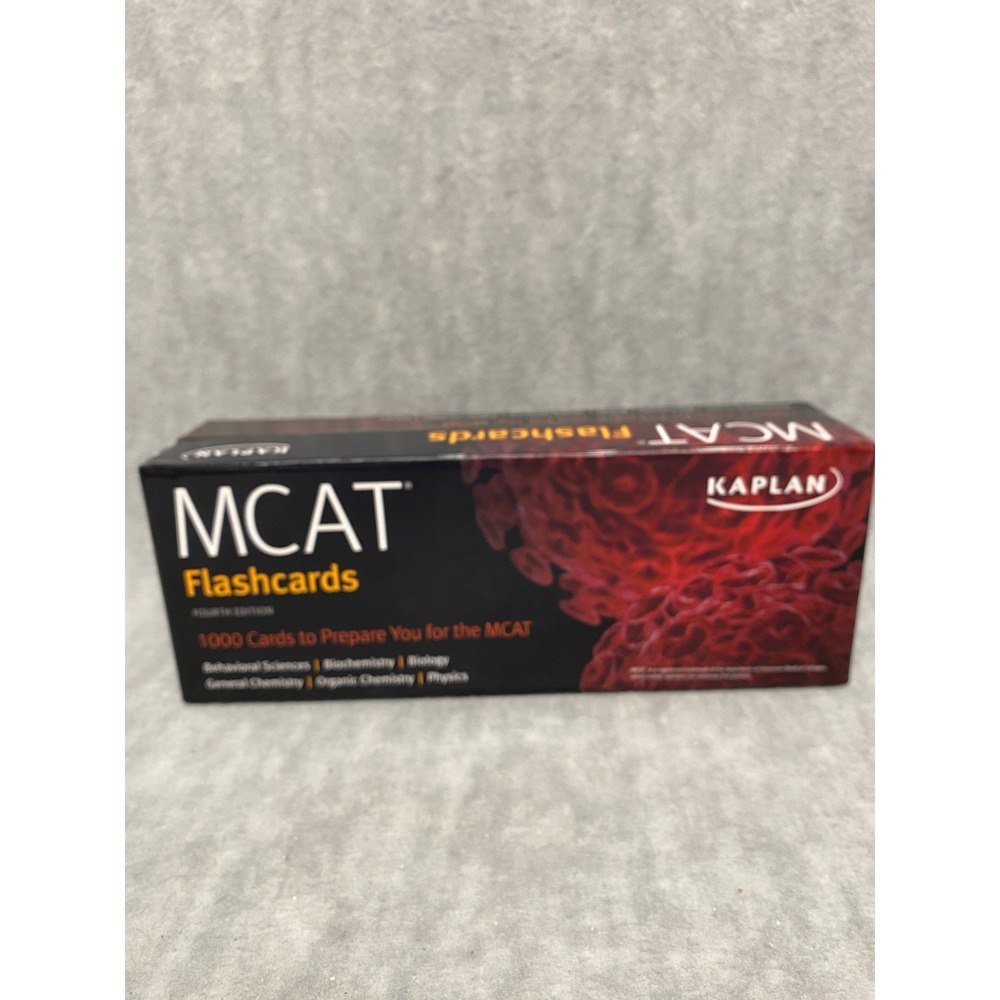 Kaplan MCAT Flashcards Fourth Edition - 1000‎ Cards - Medical School Prep